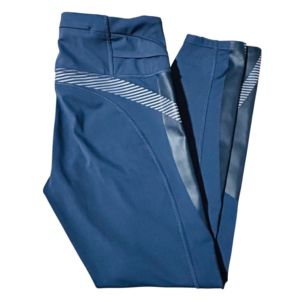 Athleta x Allyson Felix Legend Leggings Navy Medium‎ 24" Inseam Limited Edition
